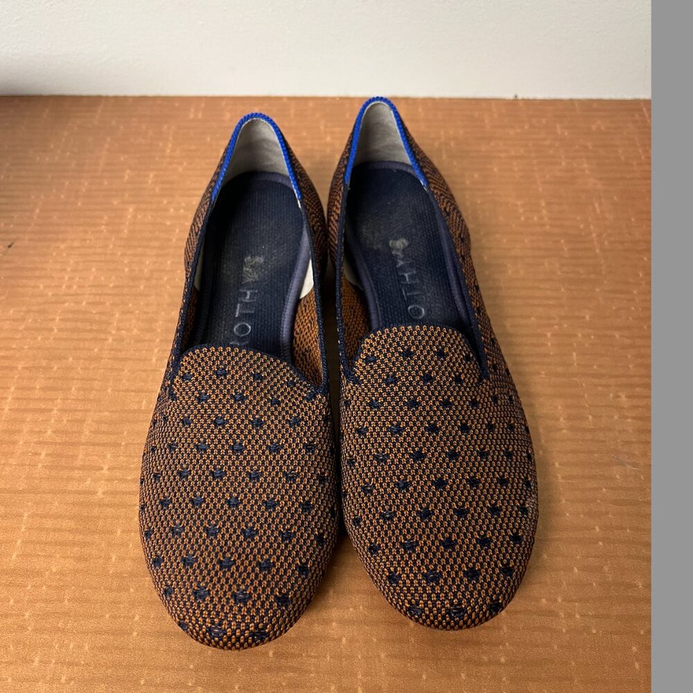 Rothys polkdot loafers, size 8